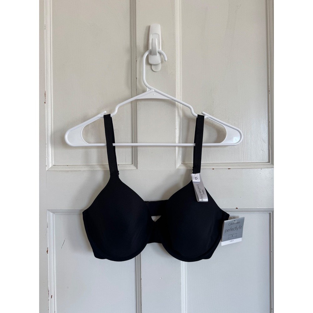 NWT Calvin Klein black Perfectly Fit T-Shirt bra size 36D